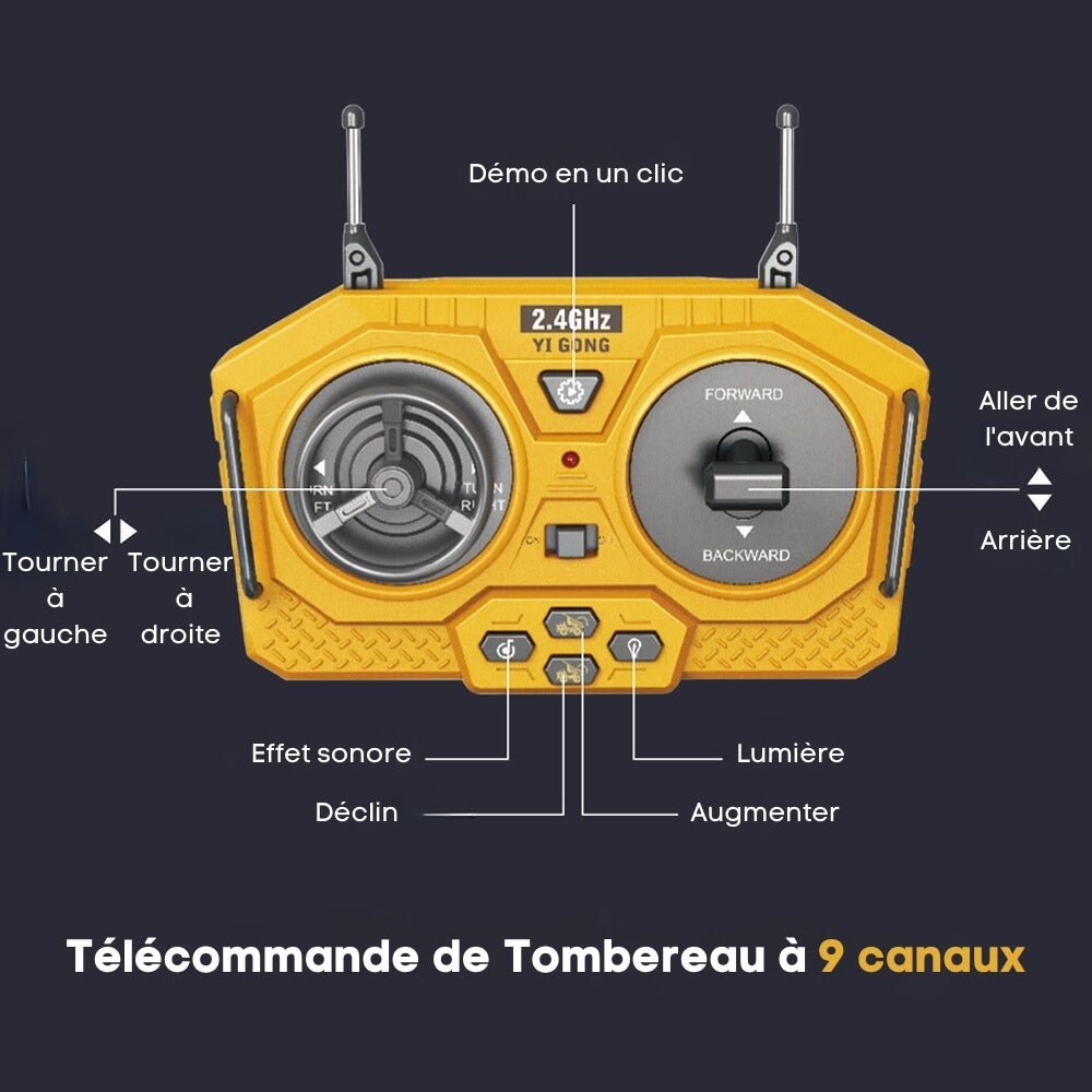 RealBuild™ - Jouet de Véhicule de Chantier Radiocommandé - Le Jardin de JadeLes Petits Explorateurs014:200008882#9CH-BulldozerBulldozerRealBuild™ - Jouet de Véhicule de Chantier Radiocommandé - Le Jardin de JadeLes Petits Explorateurs014:200008882#9CH-BulldozerBulldozerRealBuild™ - Jouet de Véhicule de Chantier Radiocommandé