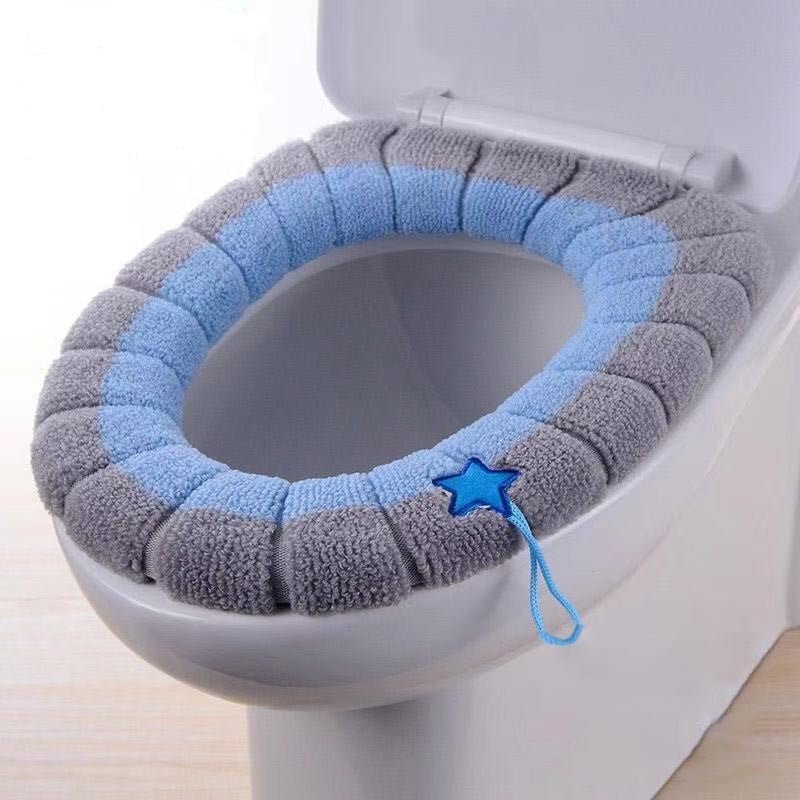 SitWarm™ - couverture de siège de toilette chaud d'hiver - Le Jardin de JadeLes Visionnaires014:173#portable blueModel 1 - BleuSitWarm™ - couverture de siège de toilette chaud d'hiver