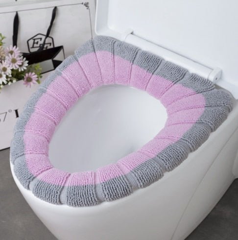 SitWarm™ - couverture de siège de toilette chaud d'hiver - Le Jardin de JadeLes Visionnaires014:193#pinkModel 2 - RoseSitWarm™ - couverture de siège de toilette chaud d'hiver